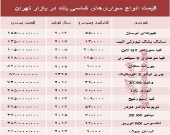 قیمت انواع سواری‌های شاسی بلند در بازار تهران +جدول