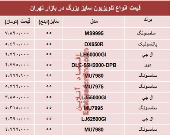مظنه انواع تلویزیون‌های سایز بزرگ در بازار؟ +جدول