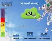 هوای پایتخت در شرایط پاک