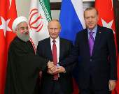 دیدار اردوغان با روحانی و پوتین در آنکارا