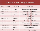 قیمت جدید انواع ولوو در بازار +جدول