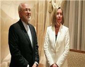 دیدار و گفت‌وگوی ظریف و موگرینی در بروکسل