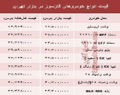 خودروهای گازسوز  بازار چند؟ +جدول