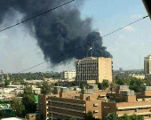 سفارت آمریکا در عراق دچار آتش سوزی شد