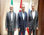 دیدار وزیران خارجه ایران، ترکیه و روسیه درباره سوریه