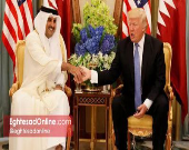 امیر قطر برای دیدار با ترامپ راهی آمریکا شد