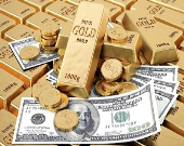 ۲عامل موثر بر قیمت جهانی طلا در روزهای آینده/ احتمال ریزش طلا به زیر ۱۳۰۰دلار