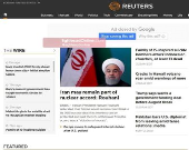 روحانی تیتر اول رویترز +عکس