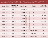 قیمت انواع لاستیک ایرانی پژو در بازار +جدول