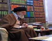 اتاق مطالعه و کتابخانه رهبر معظم انقلاب +عکس