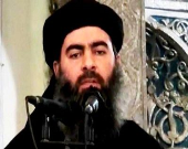 البغدادی با فرزندانش در نوار مرزی عراق با سوریه