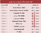نرخ انواع تردمیل در بازار تهران؟ +جدول