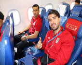 تیم ملی فوتبال ایران به سارانسک رسید