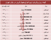 مظنه انواع یخچال‌‌ فریزر دربازار تهران؟ +جدول