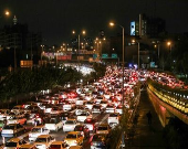 ترافیک عادی و روان در اطراف حرم امام و محورهای تهران