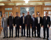 دیدار مدیر عامل بانک تجارت با شهردار تهران