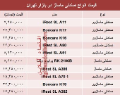 قیمت انواع صندلی ماساژ در بازار تهران؟ +جدول