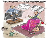 اینم گردشگری به سبک تلویزیون! (کاریکاتور)