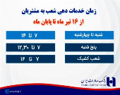 ​خدمت به مشتریان در بانک صادرات ایران از ٧ صبح آغاز می‌شود